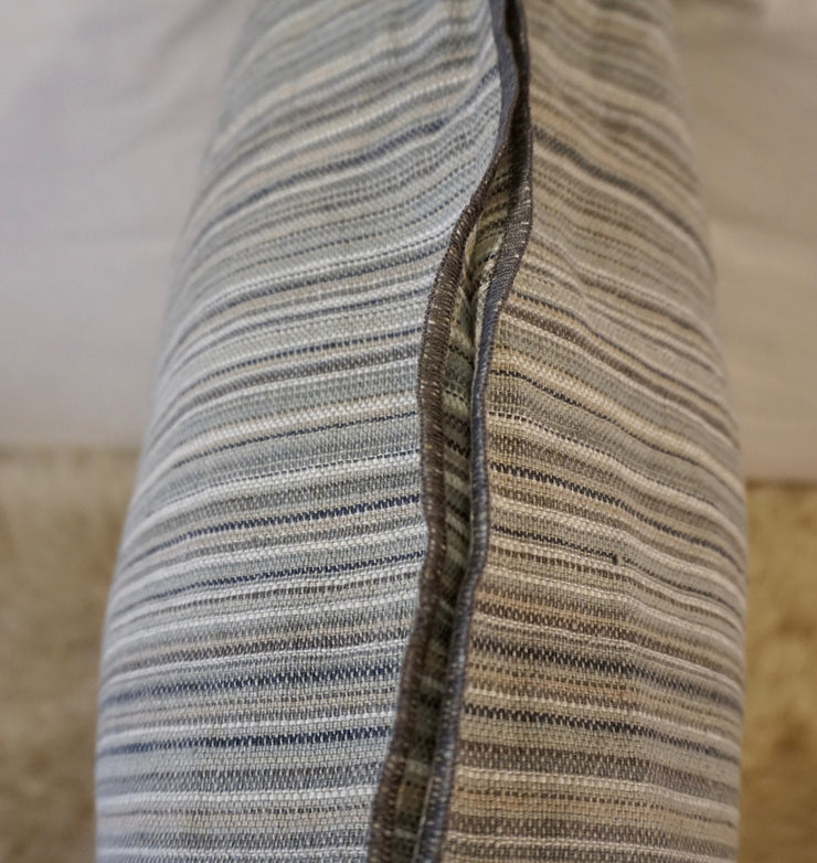 Mark Alexander Fine Multi Stripe Linen Cushion