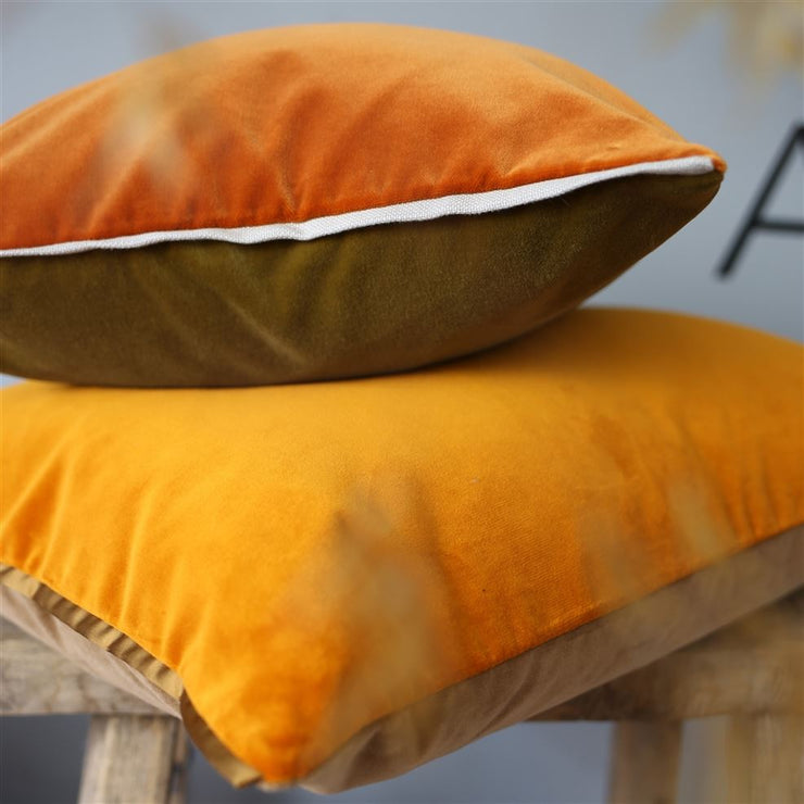 Designers Guild Cassia Saffron & Hazel Cushion