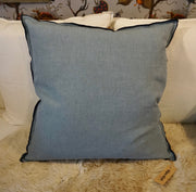 Sky Blue Linen Cushion