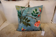 Designers Guild Papillon Chinois Teal Cotton/Linen cushion