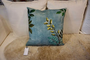 Designers Guild Papillon Chinois Teal Cotton/Linen cushion