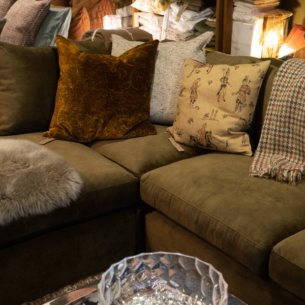 Miro Velvet Chaise Unit