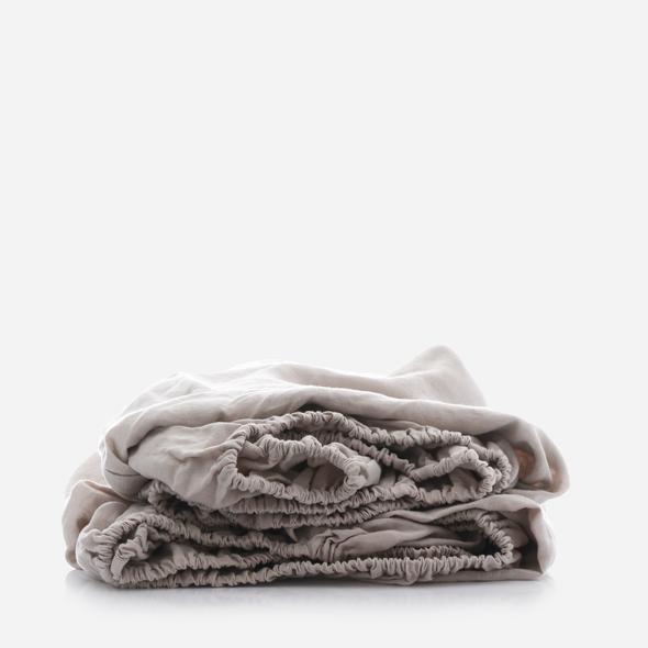 Penney + Bennett Moon Linen Fitted Sheet