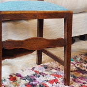 Antique English Oak Country Dining Chairs (set of 4)