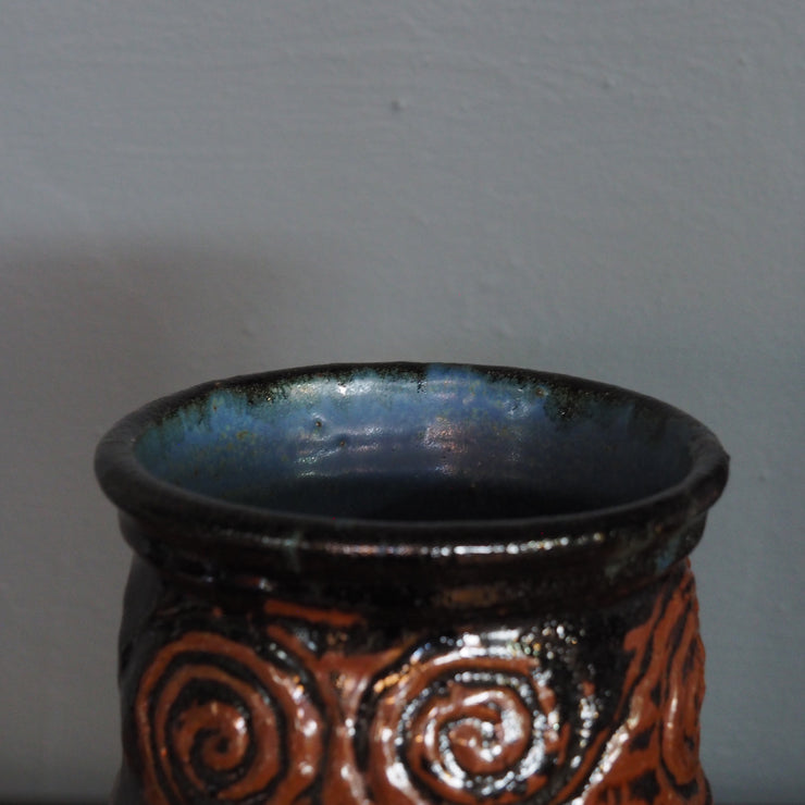 Mid Century Pottery Vase**