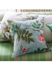 Designers Guild Papillon Chinois Teal Cotton/Linen cushion